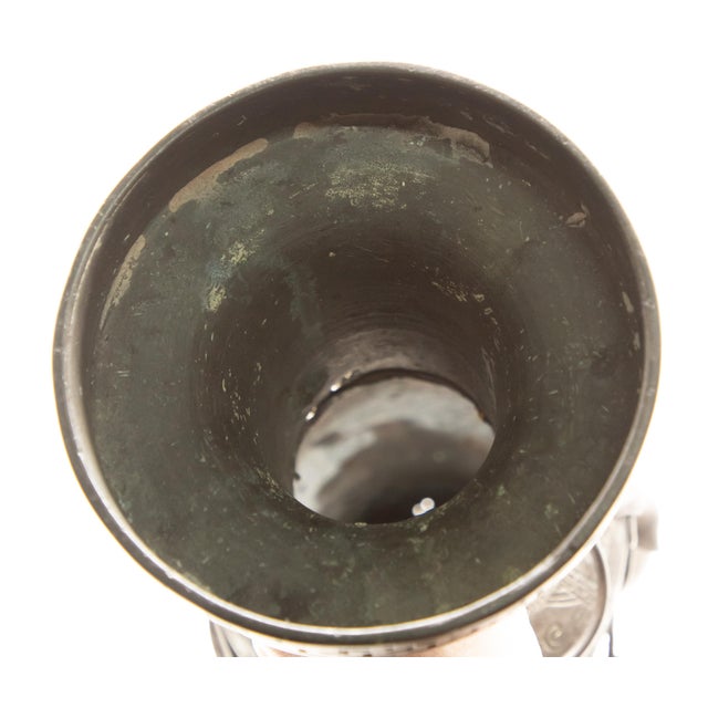 Chinese Mid 19th Century Chinese Spelter Urn For Sale - Image 3 of 12