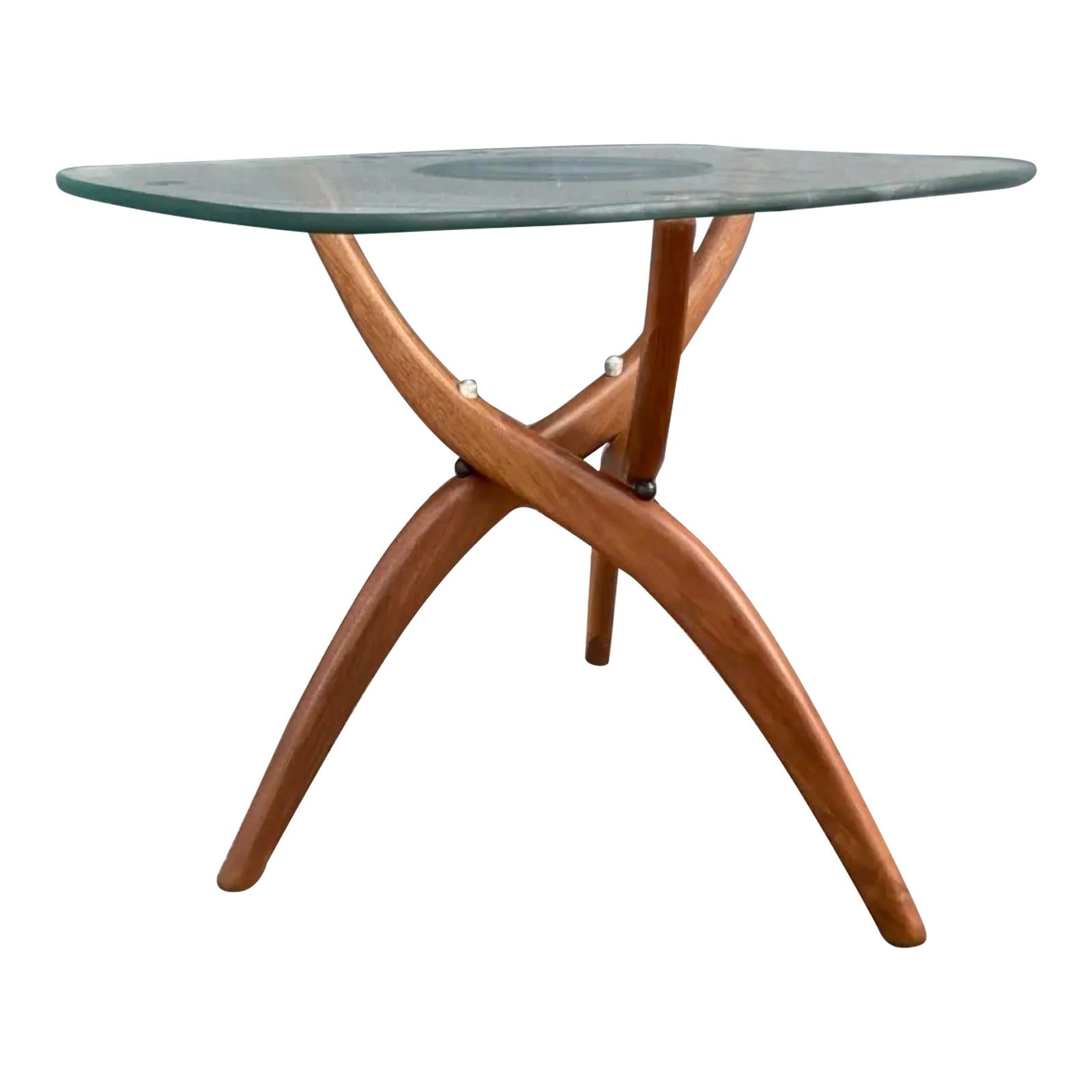 Elegant Side Table | in the Style of Forest Wilson | Chairish