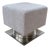 Modern Prado Column Accent Stool Ottoman by Bernhardt For Sale