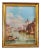 Alfred Pollentine, La Dogana Venice, 19th Century, Antique Oil on Canvas, Framed For Sale