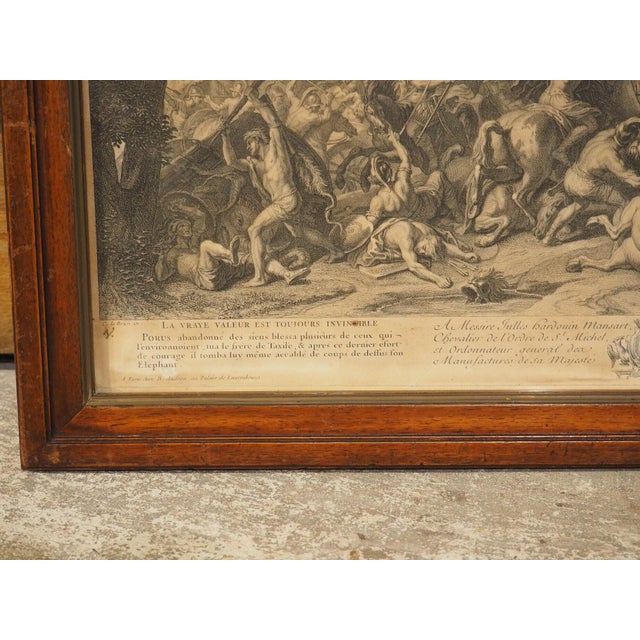 Pair of 18th Century French Lithographs, Battle Scenes With Alexander the Great For Sale - Image 10 of 18
