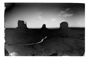 Monument Valley - Analogue Black and White Desert Photography 30x45cm 2023