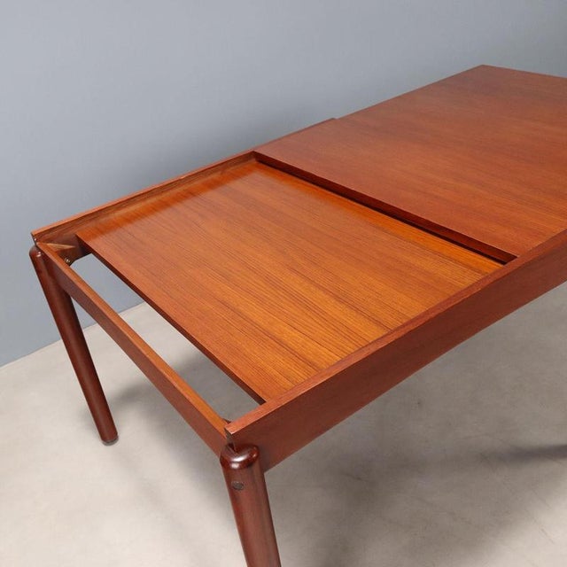 Vintage Extendable Table in Teak, 1960s For Sale - Image 10 of 13