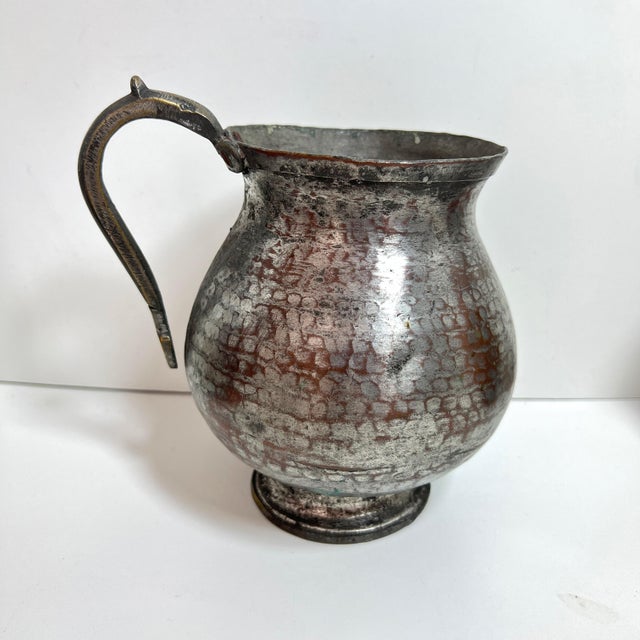 Hand Hammered Tinned Copper Water Jugs – Set of 6 For Sale - Image 10 of 14