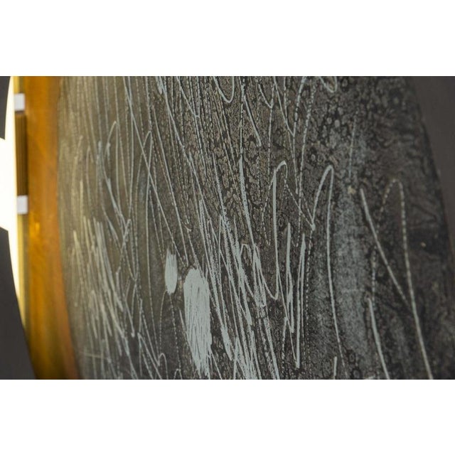 Black Illuminated Gruppo NP2 Wall Panel from Nerone Patuzzi, Italy, 1975 For Sale - Image 8 of 18