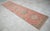 1970s Distressed Oushak Runner Rug Faded Colors Low Pile Pink Hallway Decor - 2'9″x 12'3″ For Sale - Image 5 of 13