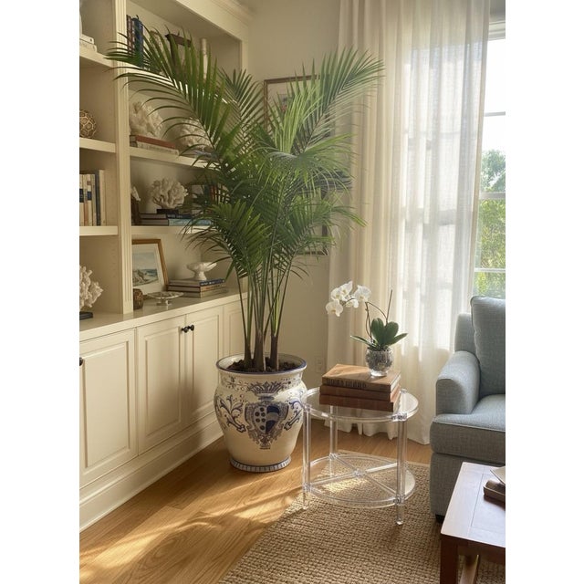 Large Italian Hand-Painted Majolica Cachepot / Planter For Sale - Image 10 of 10