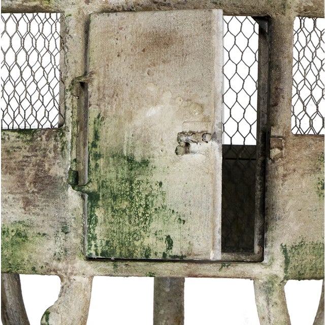 2020s Matthew Izzo Home Marseille Faux Bois Iron Aviary For Sale - Image 5 of 7