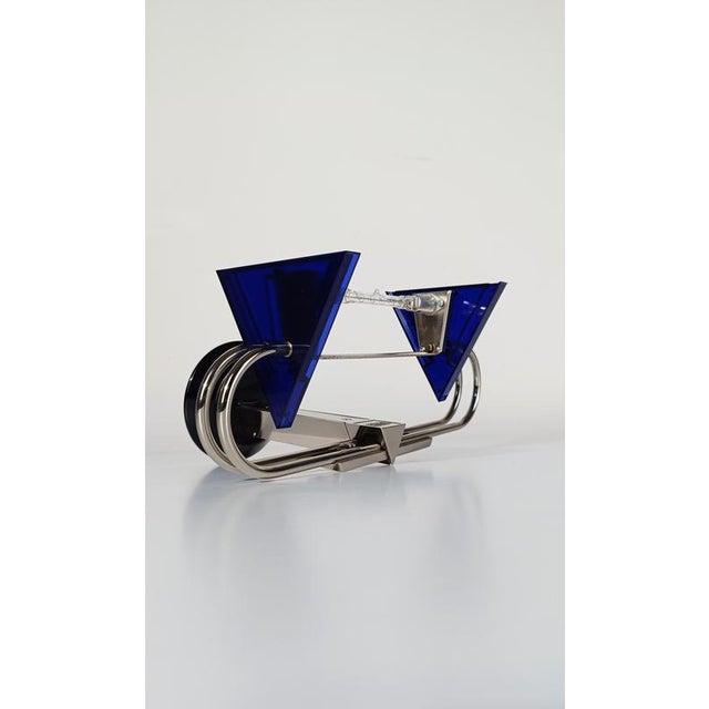 Italian Post Modern Sconce attributed to Perry A. King & S. Mirand for Arteluce, 1980s For Sale - Image 6 of 18