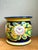 Mid 20th Century Mid 20th Century Hand Italian Painted Floral Ceramic Planter For Sale - Image 5 of 12