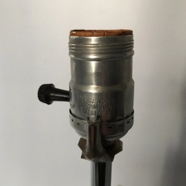 Mid Century Lucite Table Lamp For Sale - Image 10 of 11