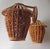 Bamboo Lantern Wall Lights, 1950s, Set of 2 For Sale - Image 8 of 18