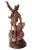 Late 19th Century Large Antique Hand-Carved Wooden Sculpture Tyrolean Hunter with Game, 1900 For Sale - Image 5 of 18