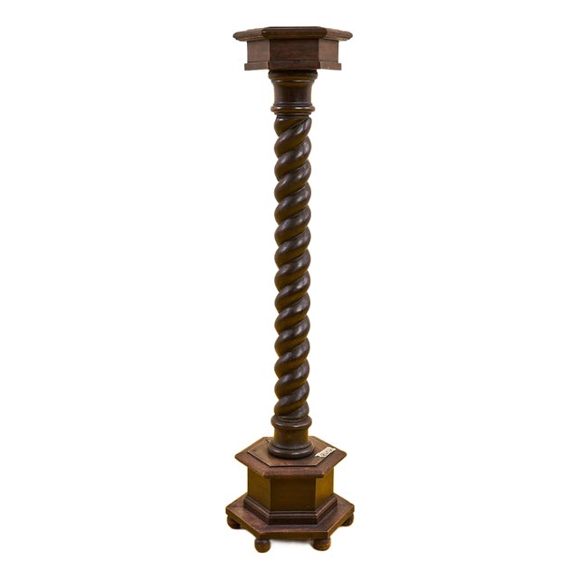 Twisted Vase Holder Column For Sale