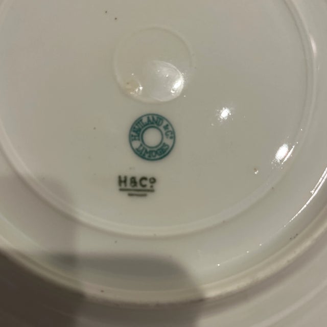 1900 - 1909 1900s Luncheon Plate With Haviland Pattern H1252. Set Includes 11 Pieces. For Sale - Image 5 of 5