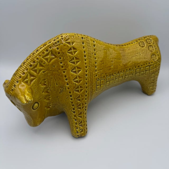 Ceramic Bull by Aldo Londi for Bitossi, Italy, 1960s For Sale - Image 7 of 11