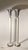 White Vintage Art Deco Torcheres / Torchieres Floor Lamps - a Pair For Sale - Image 8 of 8