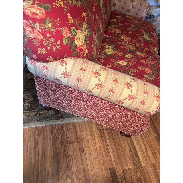 Craft Master “Laura Ashley Inspired” Loveseat For Sale - Image 9 of 12