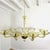1980s Large Mid Century Modern Green Murano Glass Chandelier For Sale In Dallas - Image 6 of 12