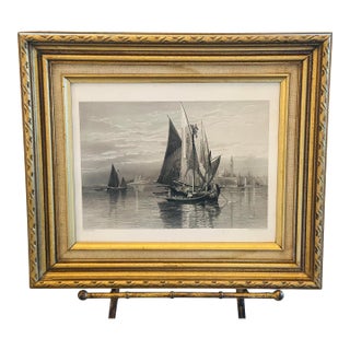 Antique Framed Engraving For Sale