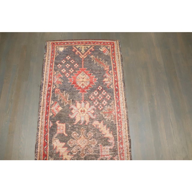 Early 20th Century Early 20th Century Zabihi Collection Brown Turkish Oushak Narrow Runner - 2'6" x 11' For Sale - Image 5 of 7