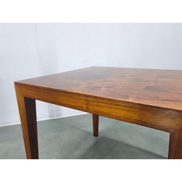 Severin Hansen Rosewood Tables by Severin Hansen for Haslev, Denmark, 1960s, Set of 2 For Sale - Image 4 of 10