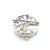 Metal 1990s Mikimoto Estate Akoya Pearl Circular Flower Brooch Pin Sterling Silver For Sale - Image 7 of 12