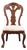 Bernhardt Furniture Grand Savannah Collection Solid Walnut Italian Provincial Style Splat Back Dining Side Chair 357-555 For Sale