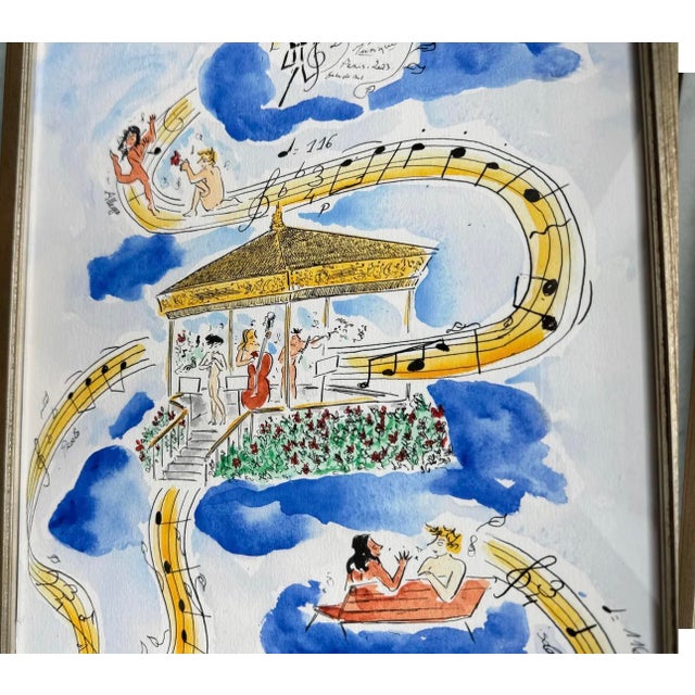 2023 French Gabrielle Rul Signed Closed Edition Fine Art Print, Framed For Sale - Image 4 of 4