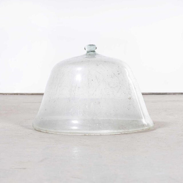 Glass 19th Century French Mouth Blown Glass Cloche For Sale - Image 7 of 7