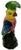 Rare Very Large 14 1/2 Inches Tall Antique American Cast Iron Cockatoo - Parrot Doorstop in Original Paint Circa 1920s For Sale - Image 9 of 18