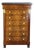 Empire Mahogany Chest of Drawers For Sale