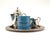 Litolff Blue Porcelain Mug and Elkington & Co Silver Plated Coffee Service, 2010s, Set of 4 For Sale - Image 16 of 16