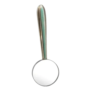 Guilloché & Sterling Silver Hand Magnifying Glass