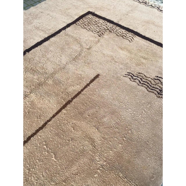 1930s Moroccan Art Deco Rug by Da Silva-Bruhns For Sale - Image 5 of 14