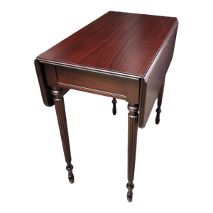 Antique Baltimore Mahogany Pembroke Accent Table
