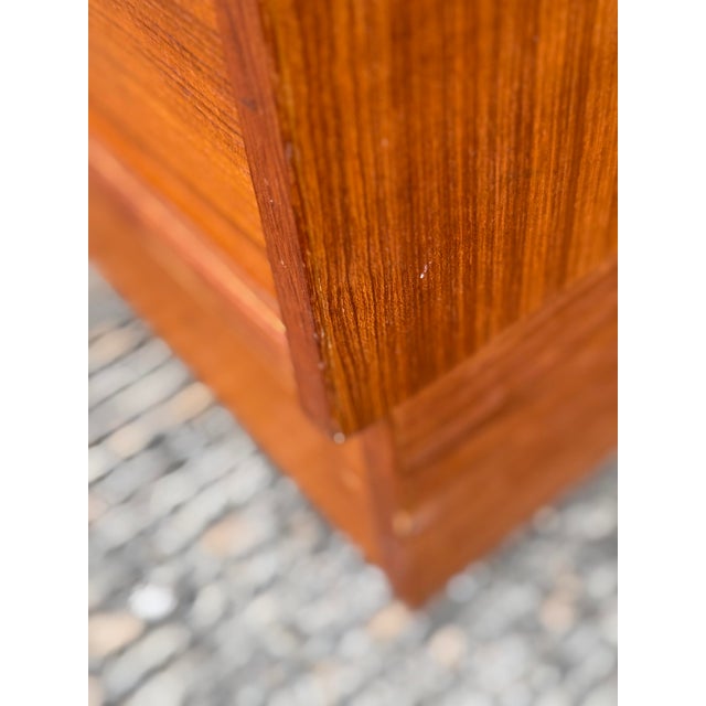 Wood 1960s Danish Modern Style Teak Five-Drawer Dresser For Sale - Image 7 of 12