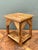 Rustic Reed and Wood Accent Table For Sale - Image 10 of 17