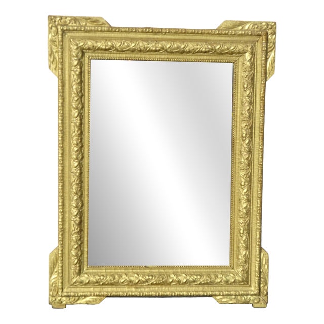 Antique Gilded Mirror, 1890s For Sale