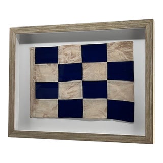 Coastal Wall Decor Letter "N" Framed Wall Art For Sale