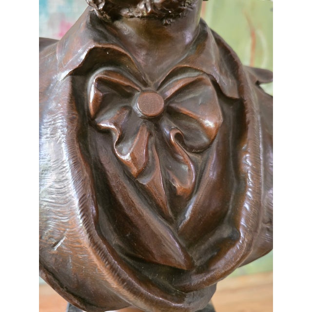 Metal Antique Bronze Sculpture Classical R Wagner For Sale - Image 7 of 13