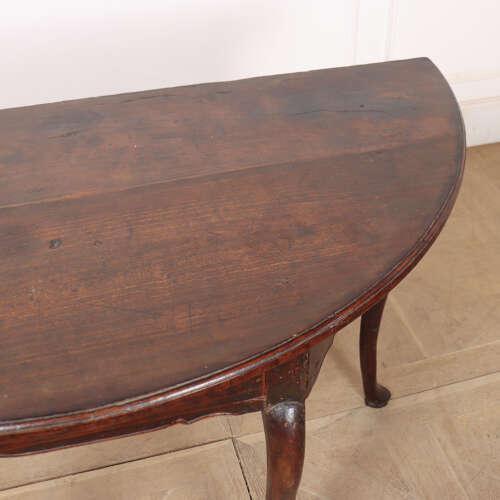 Italian Demi-Lune Console Tables, Set of 2 For Sale - Image 10 of 11