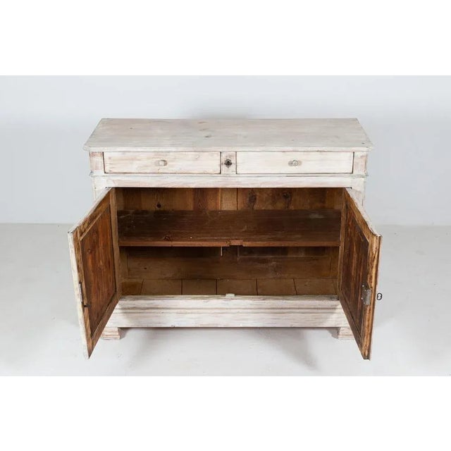 French Painted Fruitwood Buffet, 19th Century For Sale - Image 12 of 13