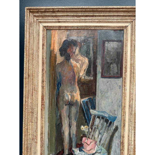 Åke Dalberg, Nue and La Toilette, 1950s, Oil on Canvas, Framed For Sale - Image 17 of 18