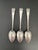 Art Nouveau C. Preusser Jewel Co. Madam Jumel Sterling Five O'Clock Spoons With Mono I, Set of 3 For Sale - Image 3 of 9