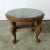 Wood Vintage Coffee Table with Marble Top and Carved Legs For Sale - Image 7 of 7