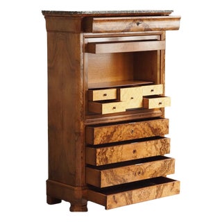 Antique Louis Philippe Biedermeier Secretary For Sale