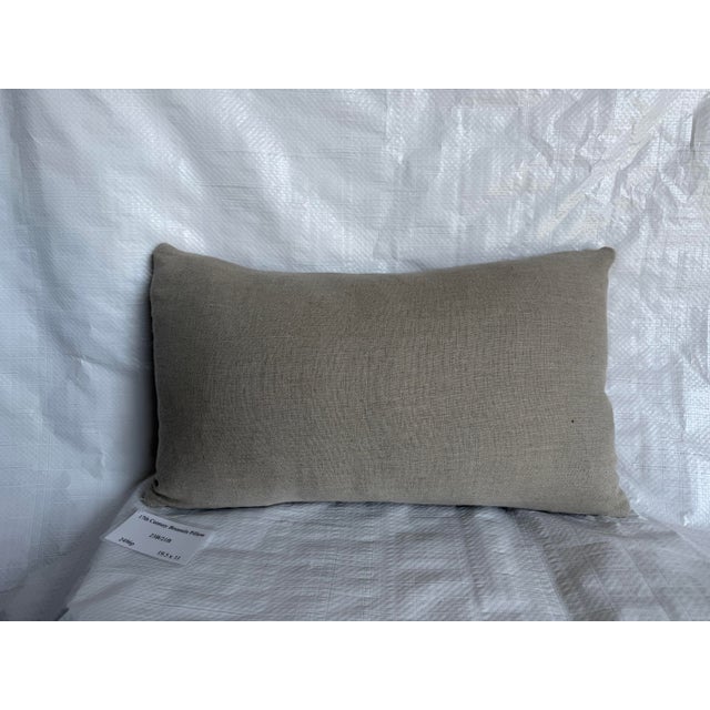Textile 17th Century Brussels Landscape Tapestry Decorative Pillow For Sale - Image 7 of 7
