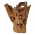 Teak Root Wood Vase Shaped For Sale