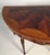 Maitland - Smith 1980s Vintage Mahogany and Satinwood Maitland Smith Adams Style Large Demi Lune One Drawer Console Table For Sale - Image 4 of 9